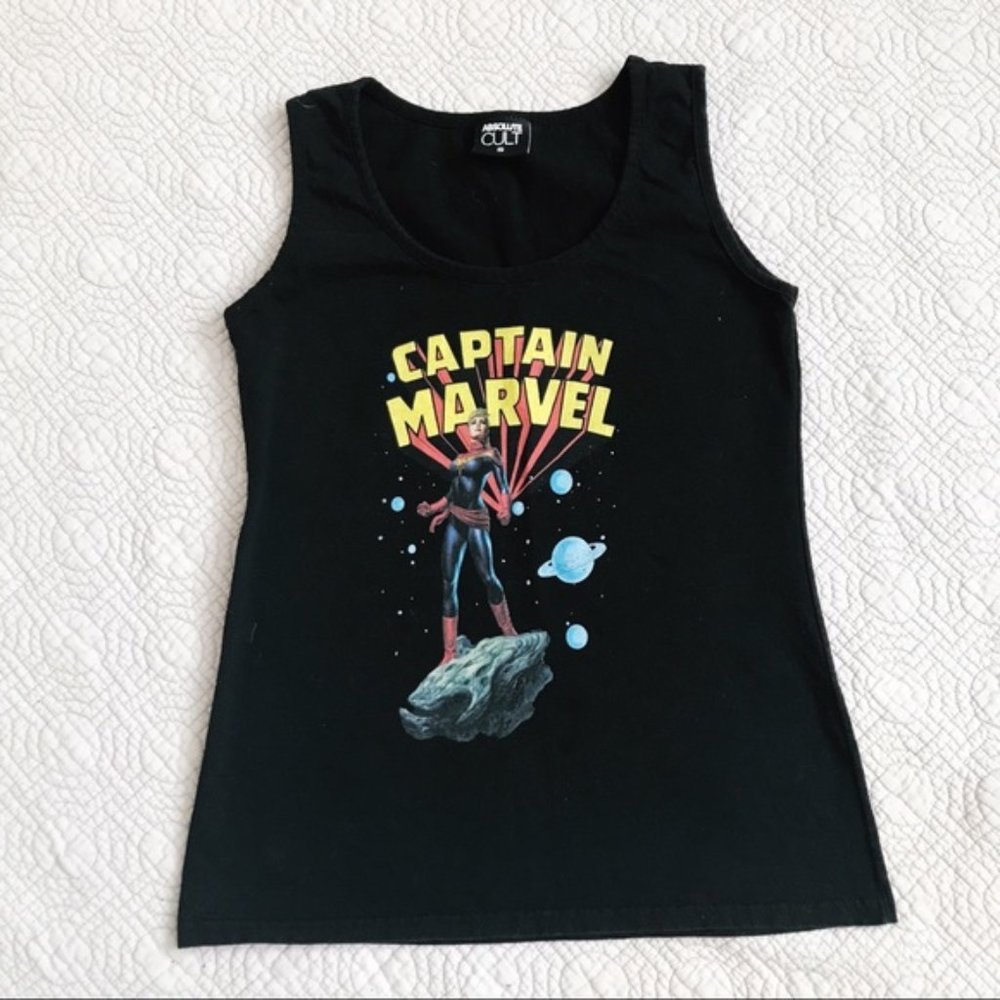 Captain Marvel Sleeveless Shirt